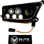 2015-2017 POLARIS RZR 900 S- BLACK LED HEADLIGHTS CONVERSION 1000 STYLE - Image 3