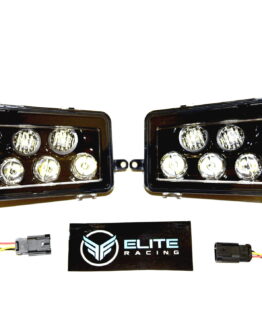 2015-2017 POLARIS RZR 900 S- BLACK LED HEADLIGHTS CONVERSION 1000 STYLE